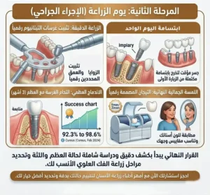 مراحل زراعة الأسنان
