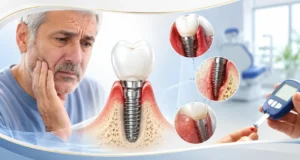 ما هي أضرار زراعة الأسنان لمرضى السكري؟ نصائح واحتياطات 7 اضرار زراعة الأسنان لمرضى السكري