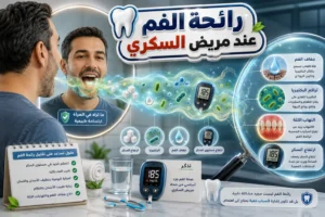 علاج رائحة الفم لمرضى السكري | رائحة الاسيتون لمريض السكر 8 رائحة الفم عند مريض السكري
