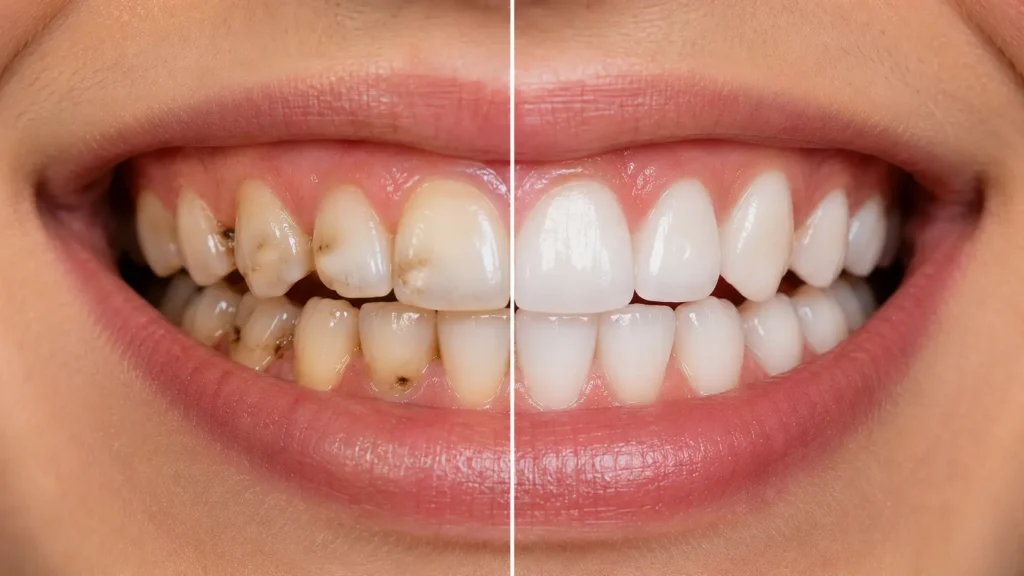 🦷 الحشوات التجميليه فى عيادات ديمه 4 نتائج مذهلة في علاج تسوس الأسنان